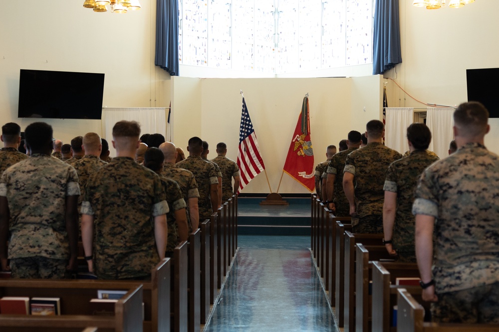 Headquarters Company, Headquarters Battalion, 3d Marine Division Change of Command Ceremony