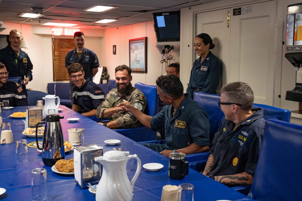 USS Paul Ignatius (DDG 117) Cross Pollination with French Allies