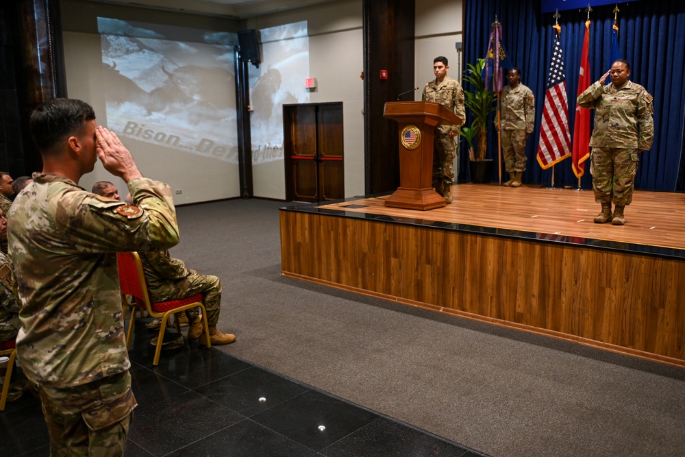 39th Maintenance Squadron change of command ceremony