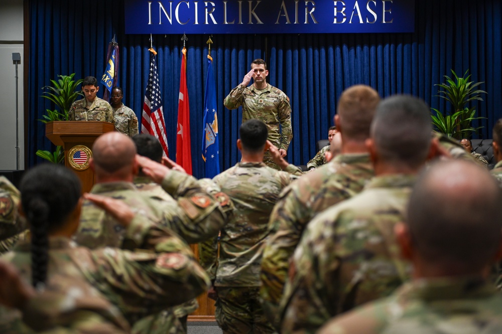 39th Maintenance Squadron change of command ceremony