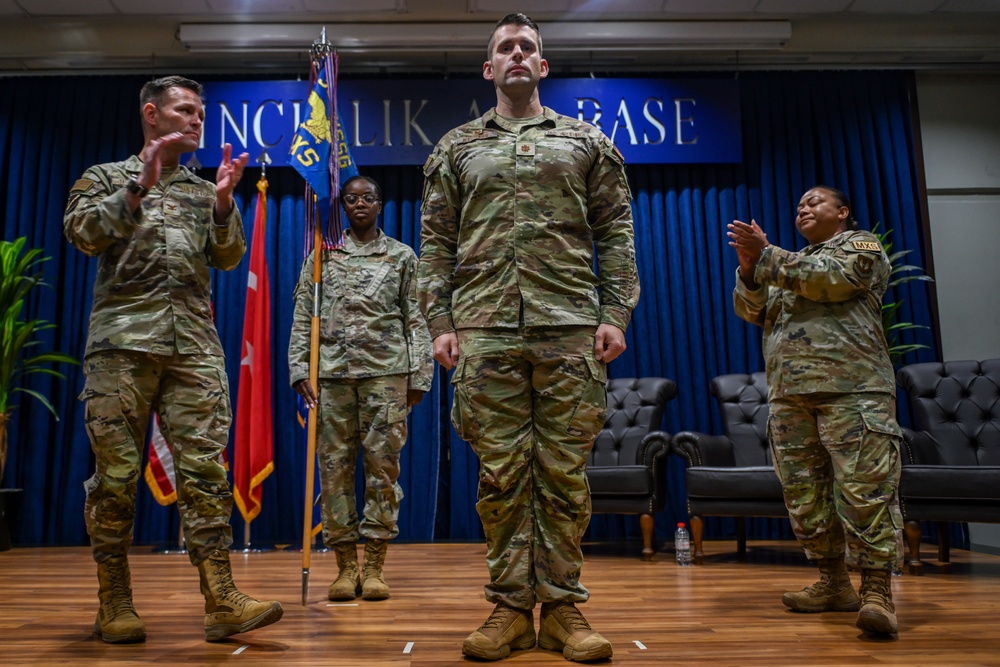 39th Maintenance Squadron change of command ceremony