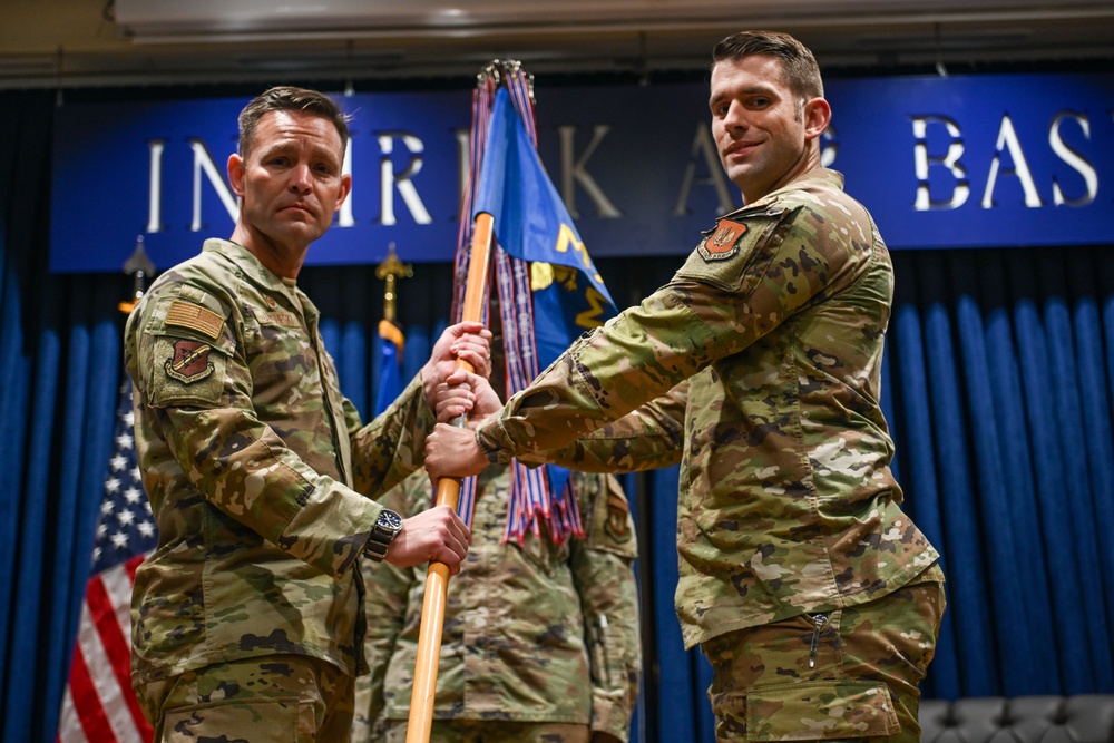 39th Maintenance Squadron change of command ceremony