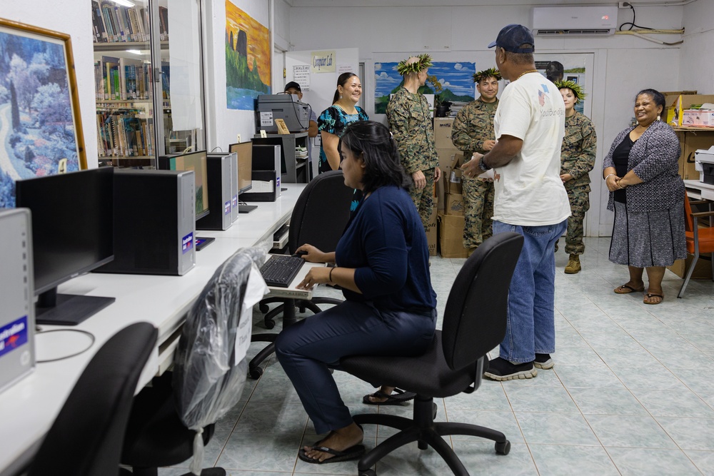 Koa Moana 24: CLB-13 Command Deck Visits Pohnpei