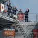 USS New York Resupplies with Norwegian Oiler Maud