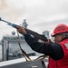 USS New York Resupplies with Norwegian Oiler Maud