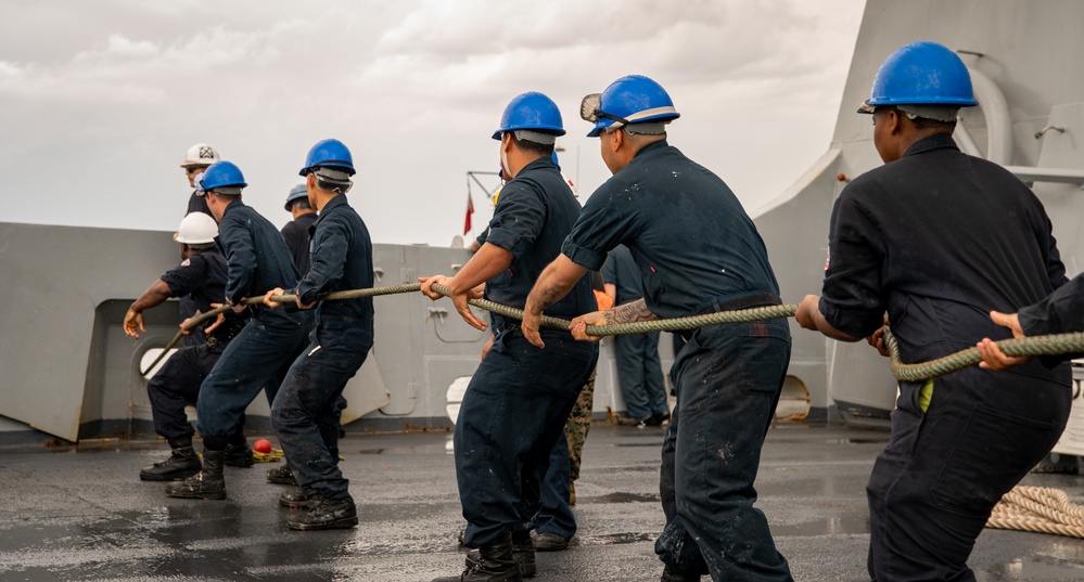 USS New York Arrives In Gdynia, Poland