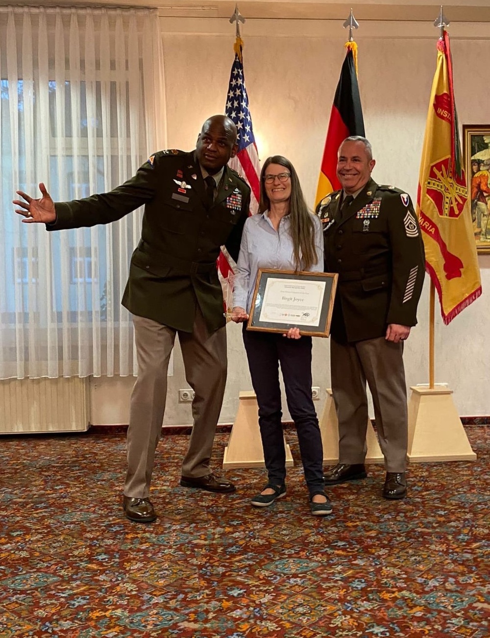 BASOPS supply technician selected as USAG Bavaria’s host nation volunteer of the year