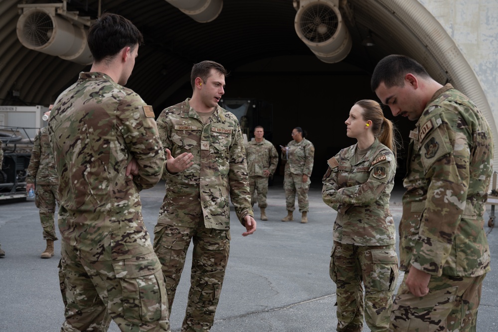 POL Airmen showcase fuel bladder refueling