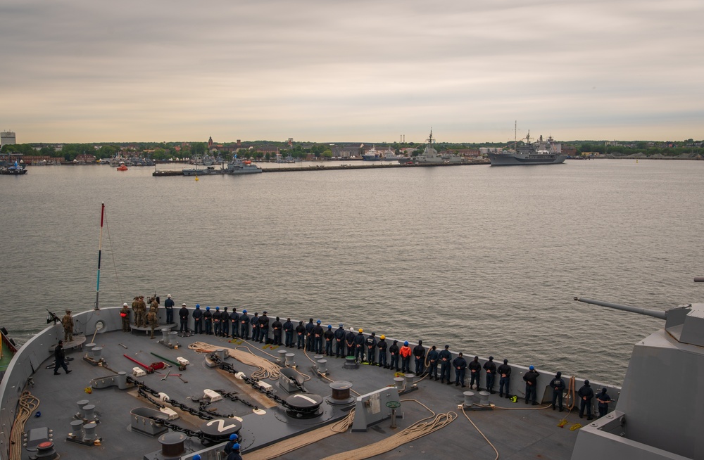 USS New York Arrives in Kiel, Germany