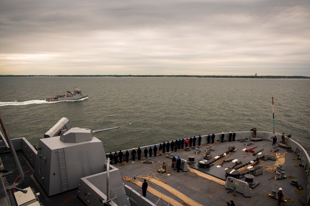 USS New York Arrives in Kiel, Germany