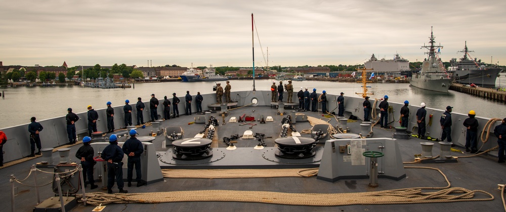 USS New York Arrives in Kiel, Germany