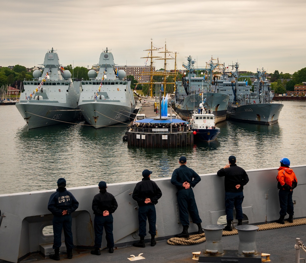 USS New York Arrives in Kiel, Germany