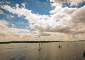 USS New York Departs Kiel, Germany