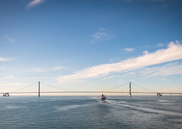 USS New York Departs Kiel, Germany