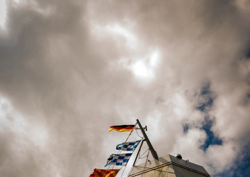 USS New York Departs Kiel, Germany