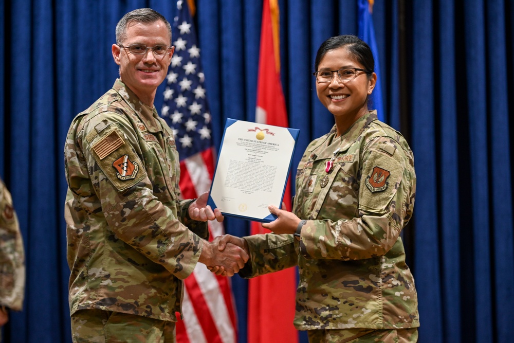 39th Force Support Squadron change of command ceremony