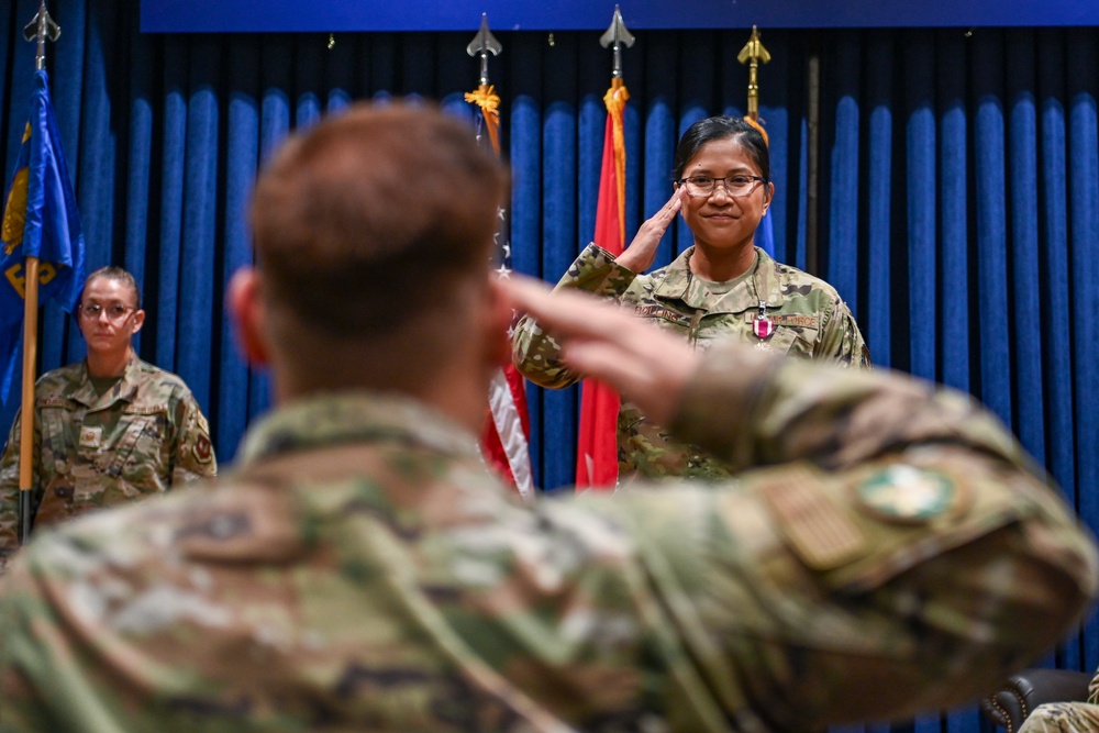 39th Force Support Squadron change of command ceremony