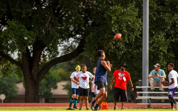 JBSA, AAFES NFL Youth Football Camp