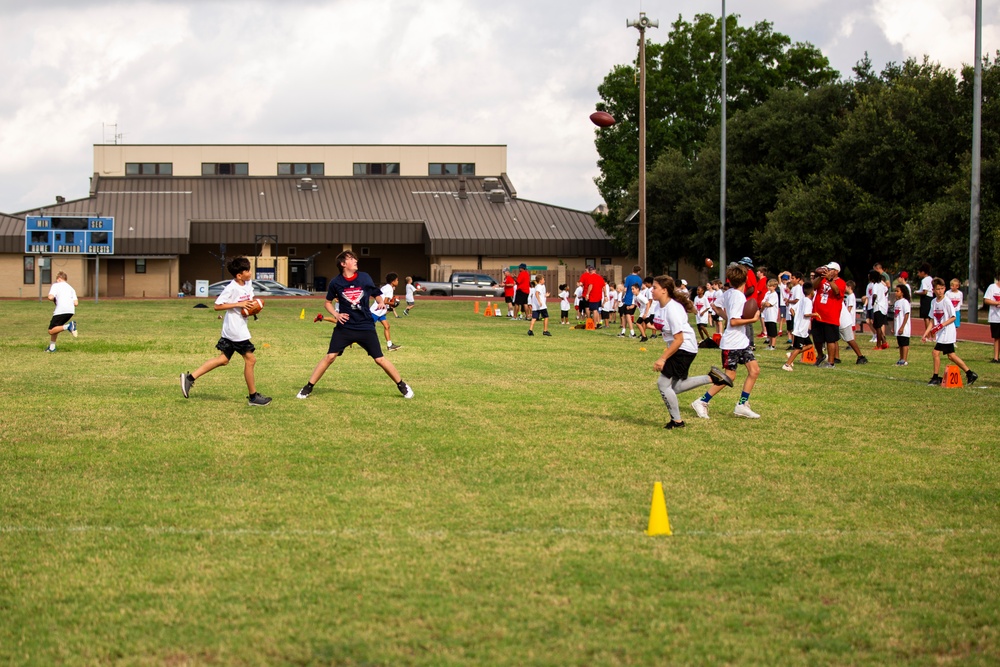 JBSA, AAFES NFL Youth Football Camp