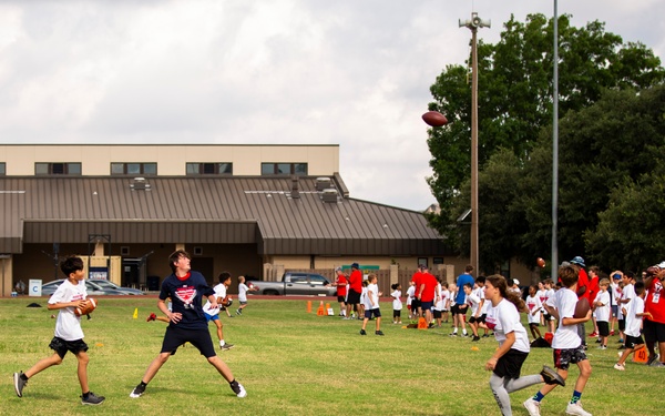 JBSA, AAFES NFL Youth Football Camp