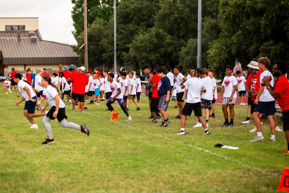 JBSA, AAFES NFL Youth Football Camp