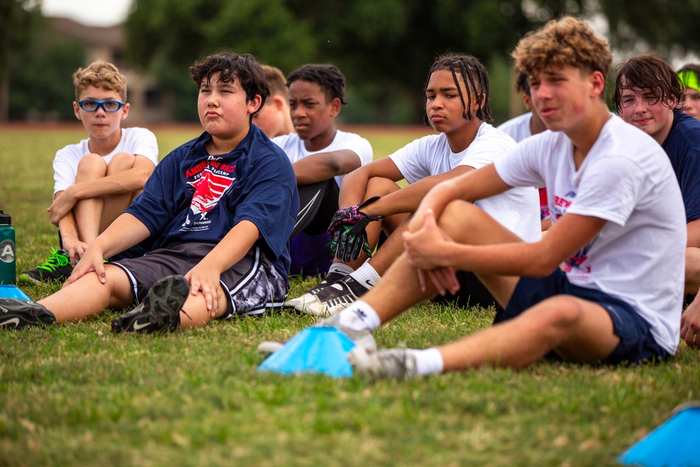 JBSA, AAFES NFL Youth Football Camp