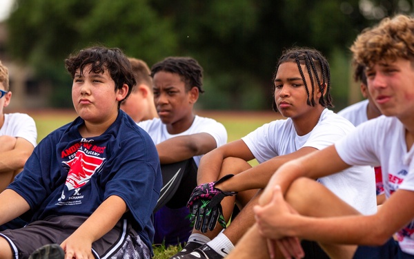 JBSA, AAFES NFL Youth Football Camp
