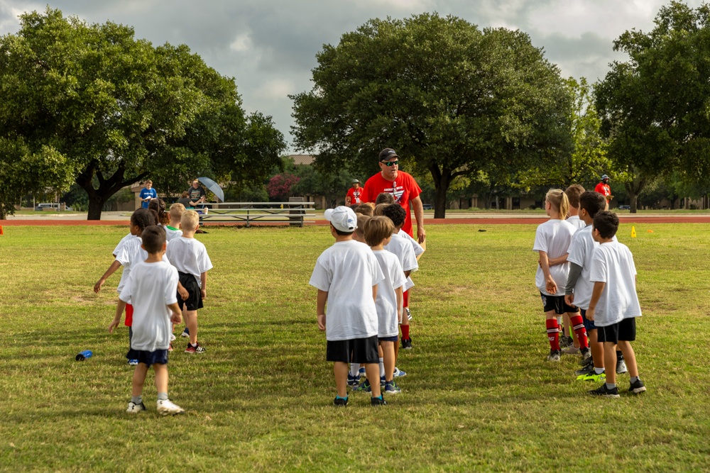 JBSA, AAFES NFL Youth Football Camp