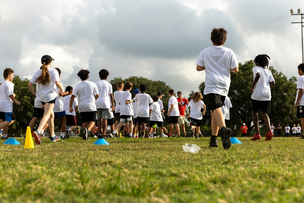 JBSA, AAFES NFL Youth Football Camp