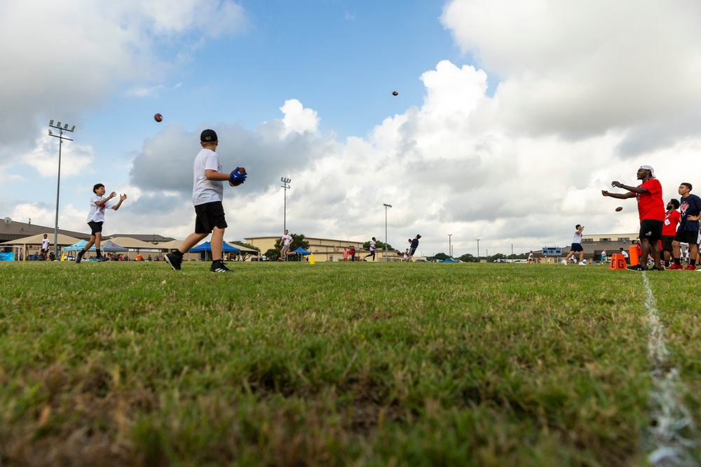 JBSA, AAFES NFL Youth Football Camp