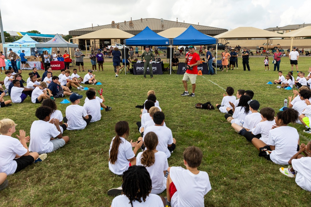 JBSA, AAFES NFL Youth Football Camp