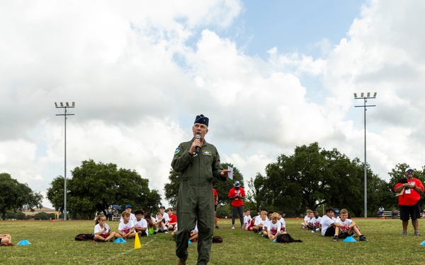 JBSA, AAFES NFL Youth Football Camp