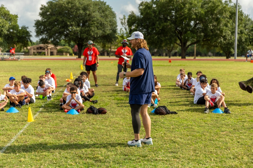 JBSA, AAFES NFL Youth Football Camp