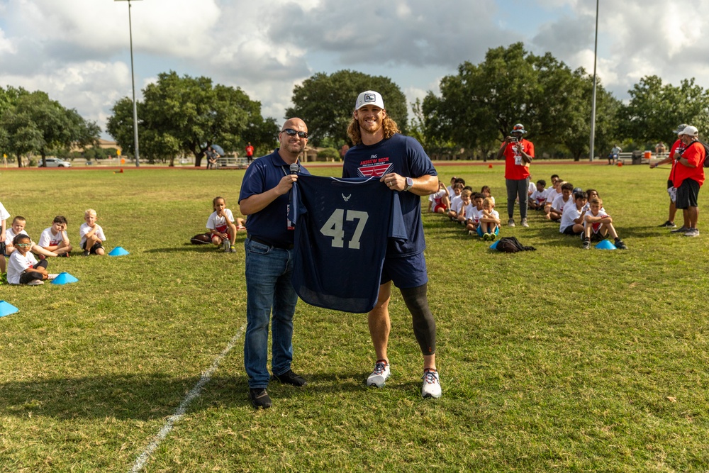 JBSA, AAFES NFL Youth Football Camp