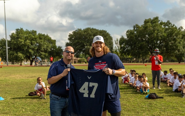 JBSA, AAFES NFL Youth Football Camp