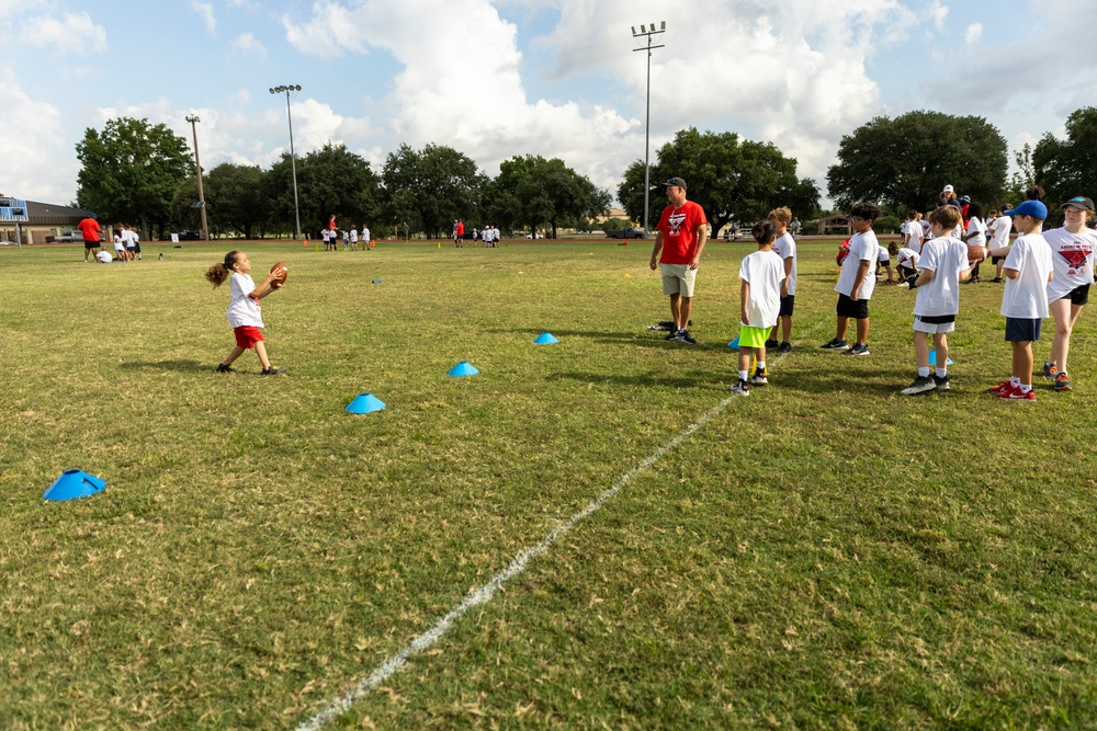 JBSA, AAFES NFL Youth Football Camp