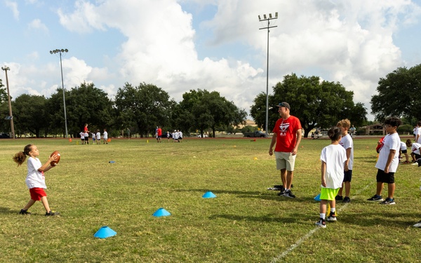 JBSA, AAFES NFL Youth Football Camp