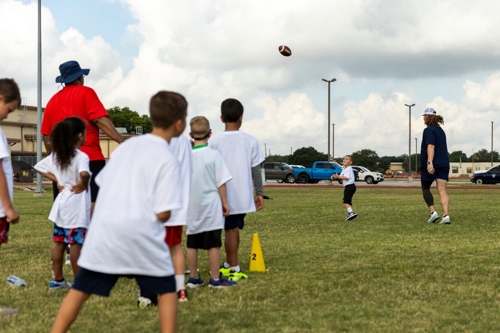 JBSA, AAFES NFL Youth Football Camp
