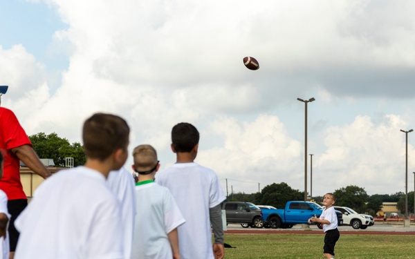 JBSA, AAFES NFL Youth Football Camp