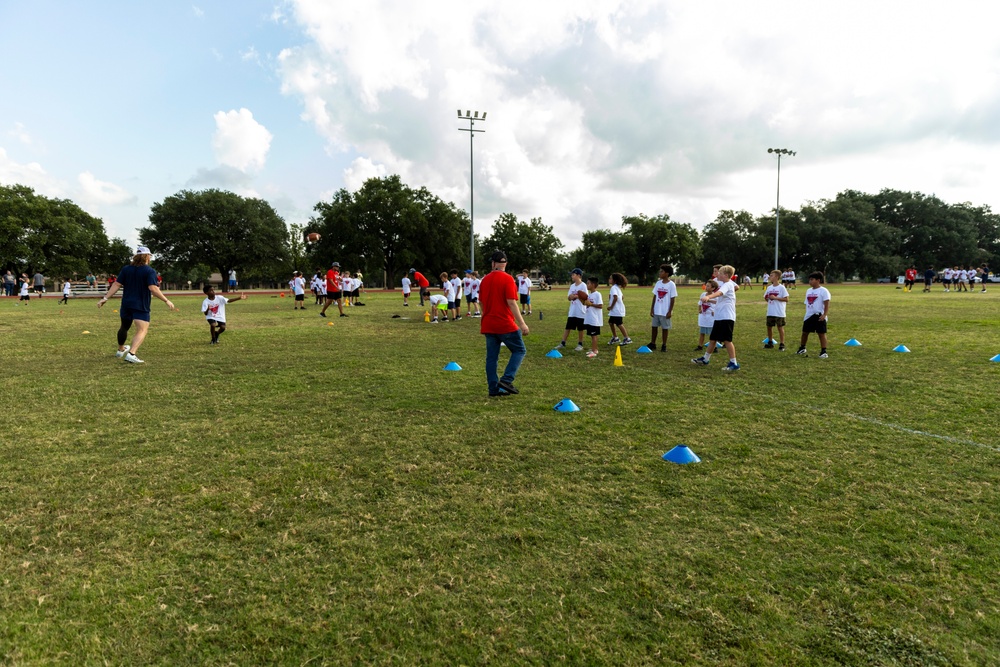 JBSA, AAFES NFL Youth Football Camp