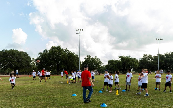 JBSA, AAFES NFL Youth Football Camp