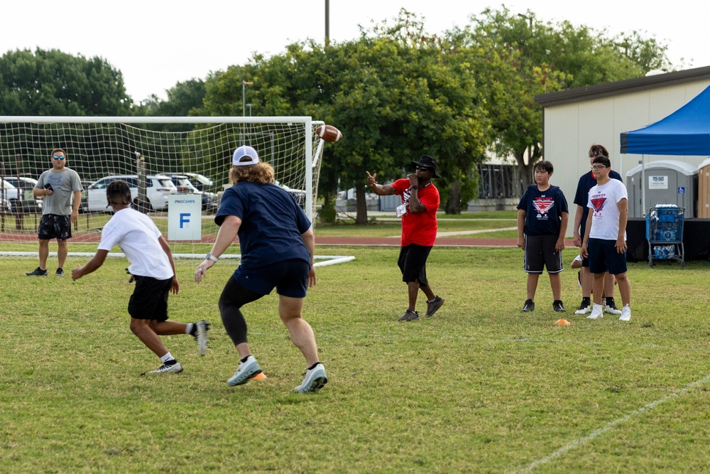 JBSA, AAFES NFL Youth Football Camp