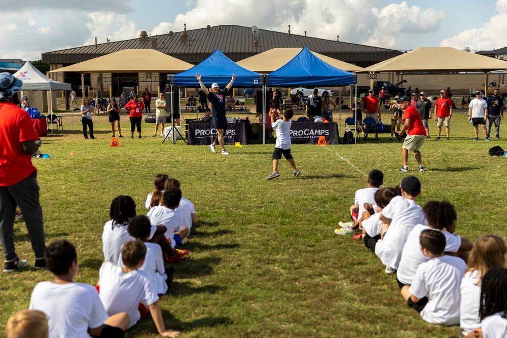 JBSA, AAFES NFL Youth Football Camp