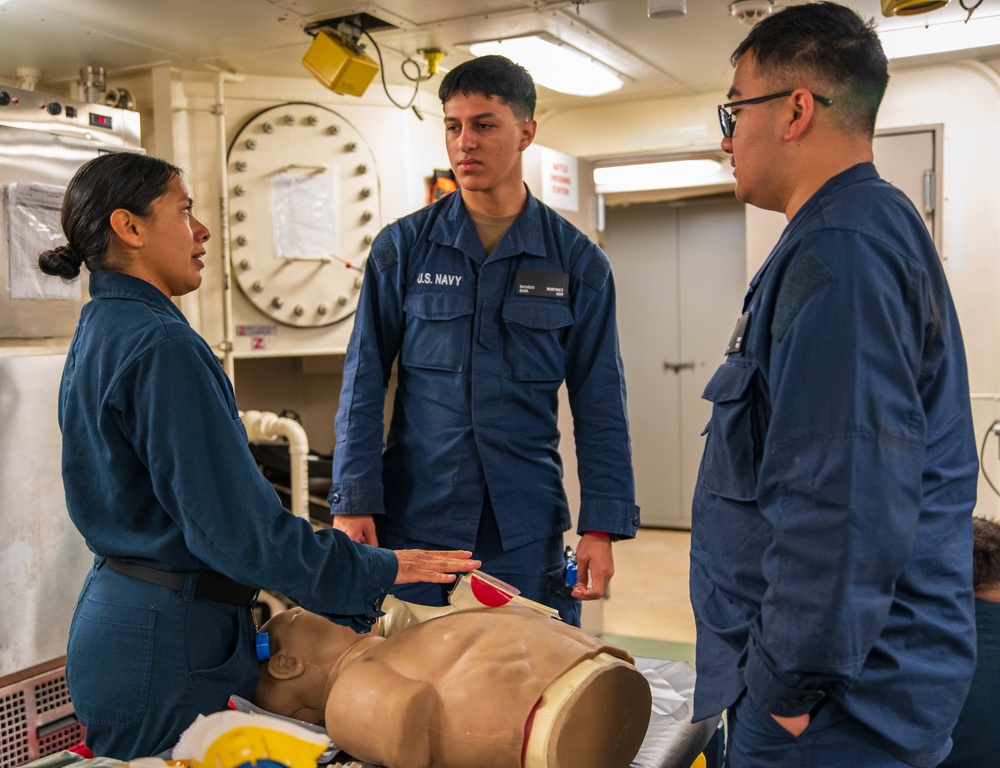 USS New York Medical Training