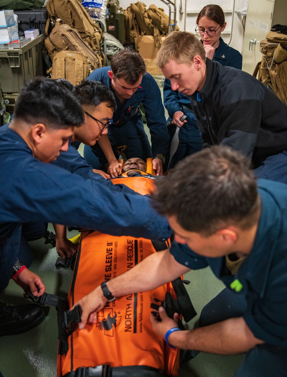 USS New York Medical Training