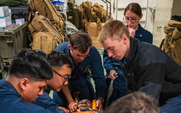 USS New York Medical Training