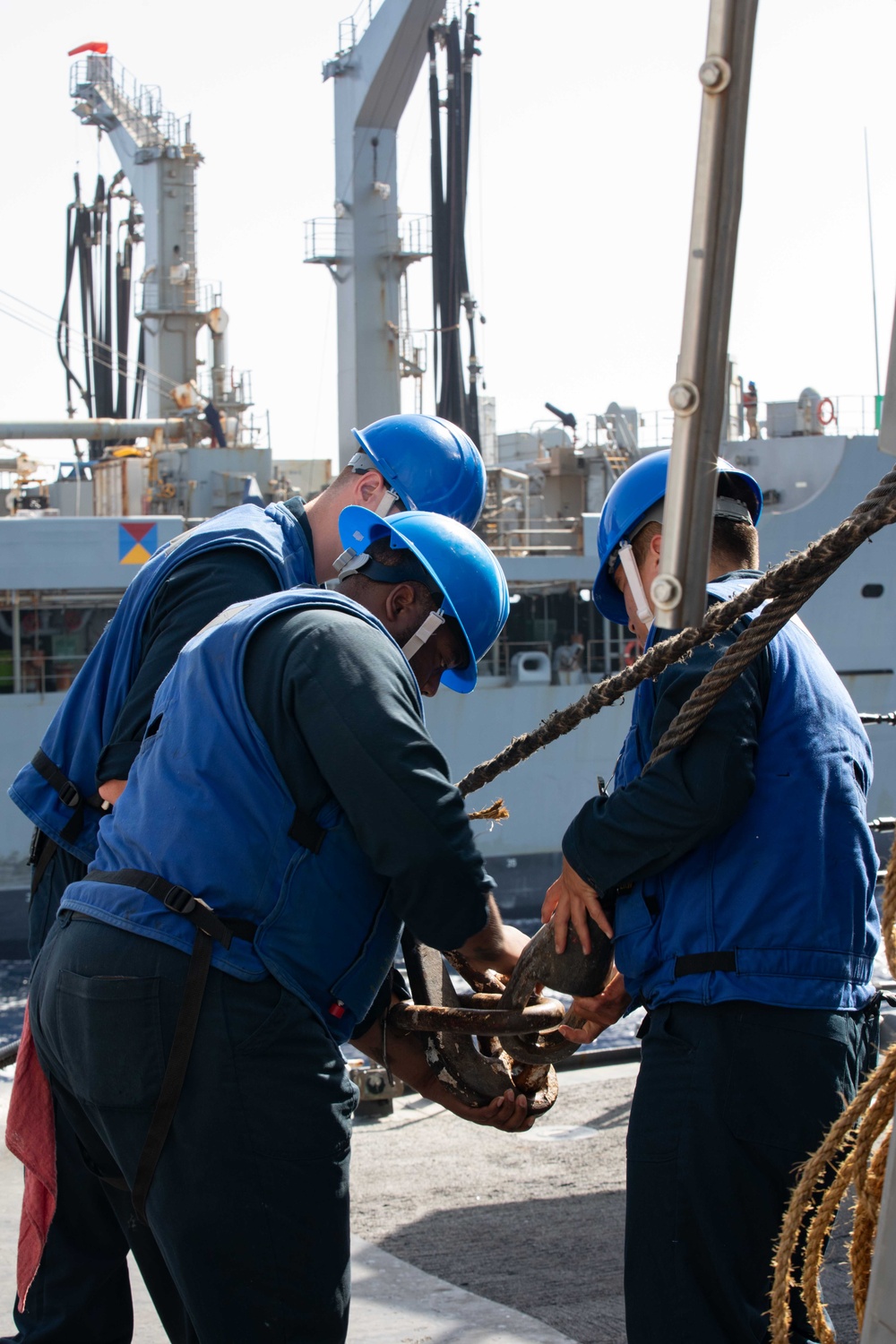 USS Paul Ignatius (DDG 117) Conducts RAS with Replenishment Oiler USNS Patuxent