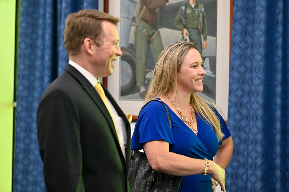 SecAF Kendall presents 2023 Harold Brown Award