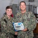 NAS Pensacola Sailor presented Enlisted Surface Warfare Device