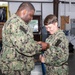 NAS Pensacola Sailor presented Enlisted Surface Warfare Device